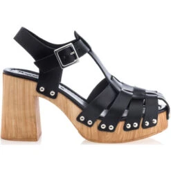 Mordi La Vita Zuecos Mujer Negro